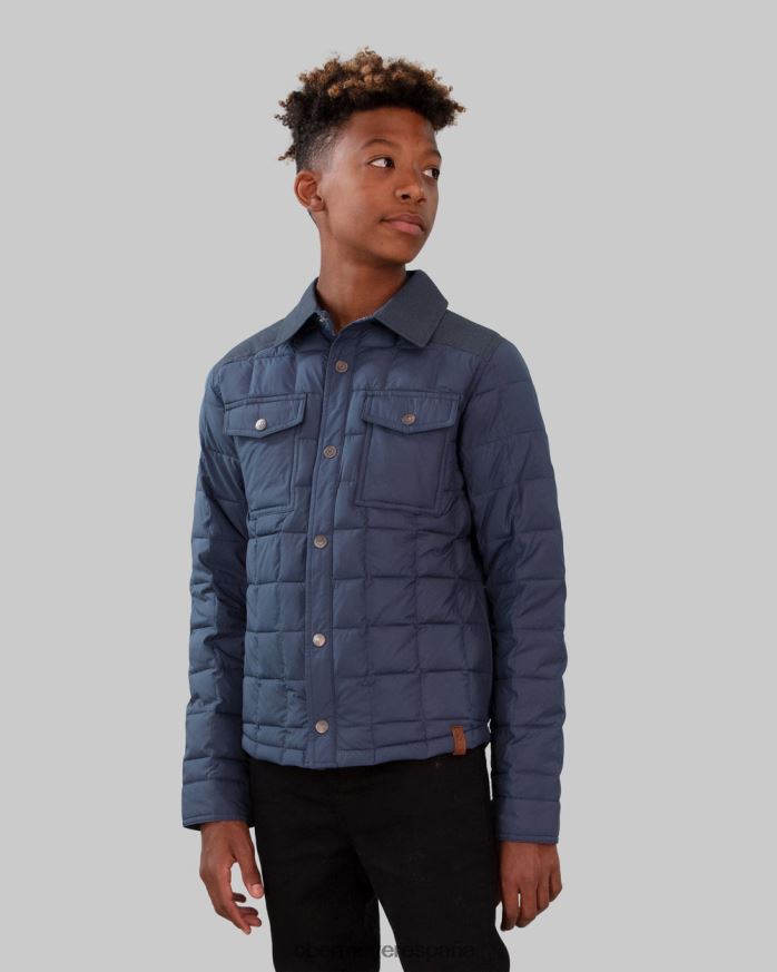 Obermeyer camisa hinchada wilder para niños índigo crudo adolescente ropa P00B695