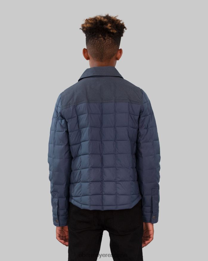 Obermeyer camisa hinchada wilder para niños índigo crudo adolescente ropa P00B695