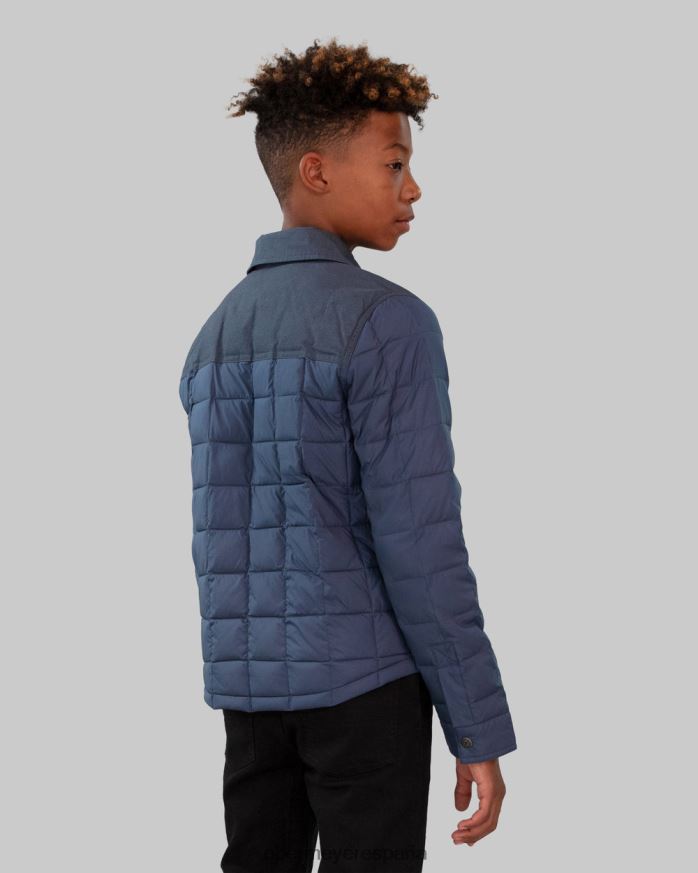 Obermeyer camisa hinchada wilder para niños índigo crudo adolescente ropa P00B695