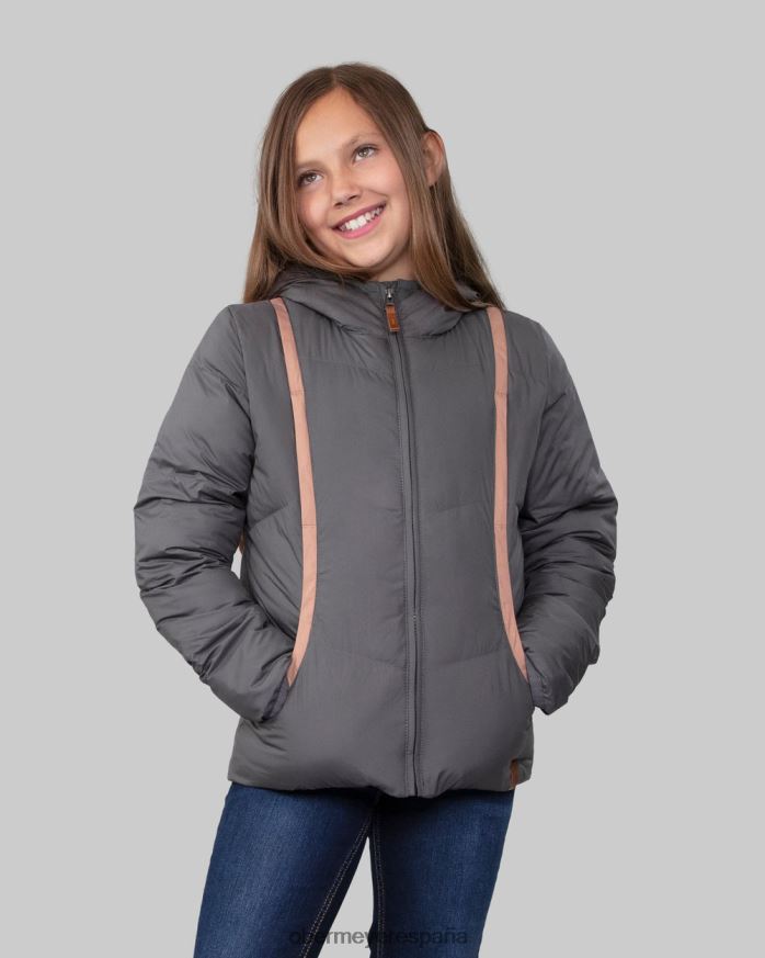 Obermeyer chaqueta acolchada jackie carbón adolescente ropa P00B699