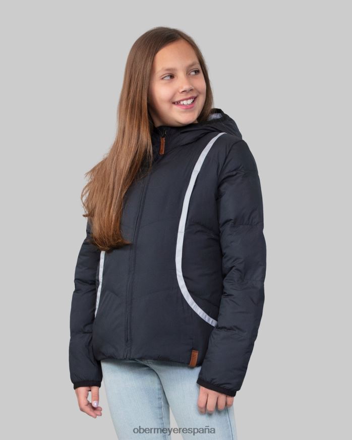 Obermeyer chaqueta acolchada jackie negro adolescente ropa P00B698