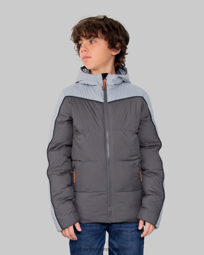 Obermeyer chaqueta acolchada james carbón adolescente ropa P00B690