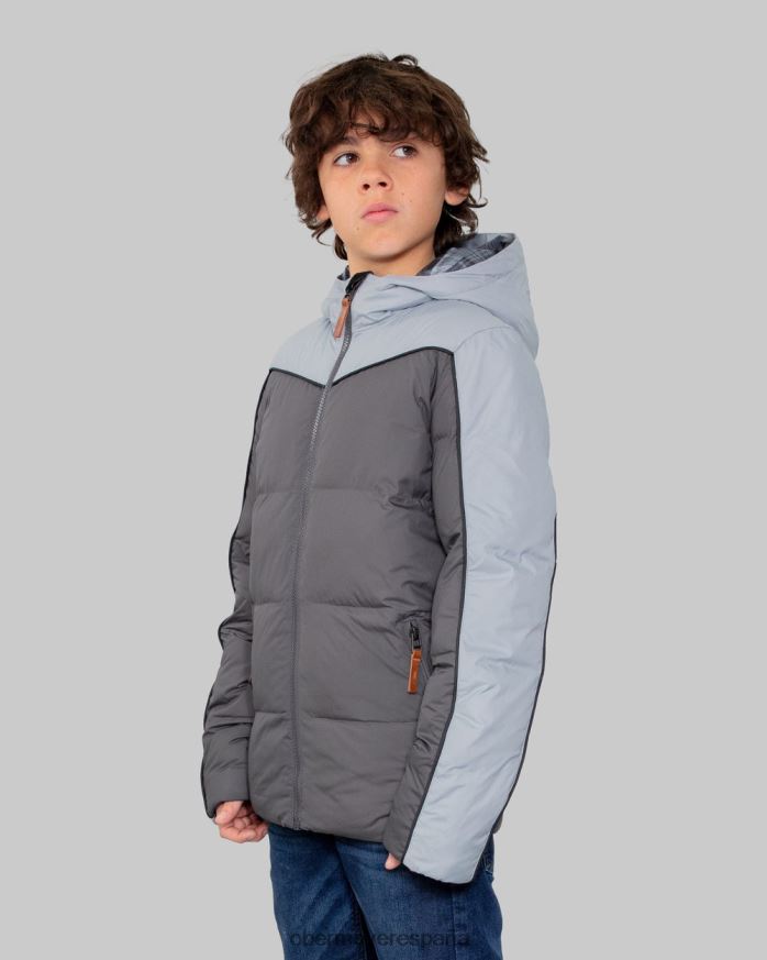 Obermeyer chaqueta acolchada james carbón adolescente ropa P00B690