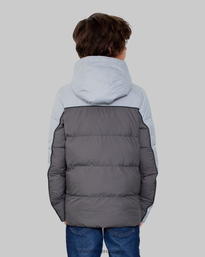 Obermeyer chaqueta acolchada james carbón adolescente ropa P00B690
