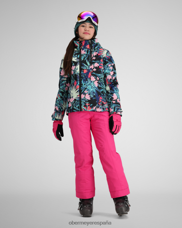 Obermeyer chaqueta con estampado taja alohaute adolescente ropa P00B613