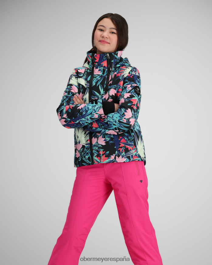 Obermeyer chaqueta con estampado taja alohaute adolescente ropa P00B613