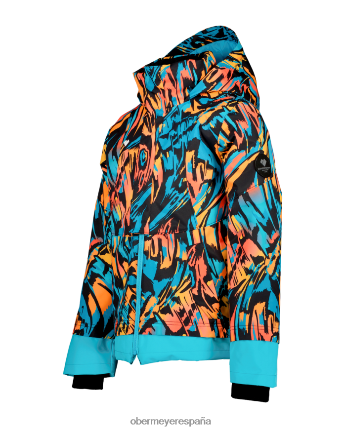 Obermeyer chaqueta con estampado taja viento remolino adolescente ropa P00B611
