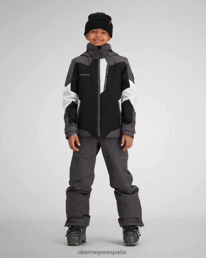 Obermeyer chaqueta de flota negro adolescente ropa P00B564