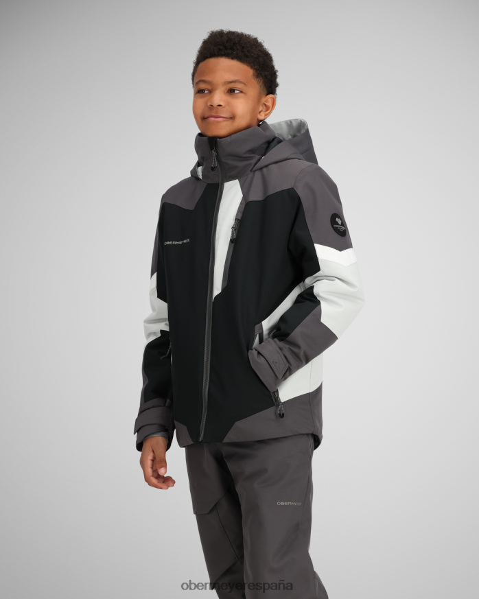 Obermeyer chaqueta de flota negro adolescente ropa P00B564