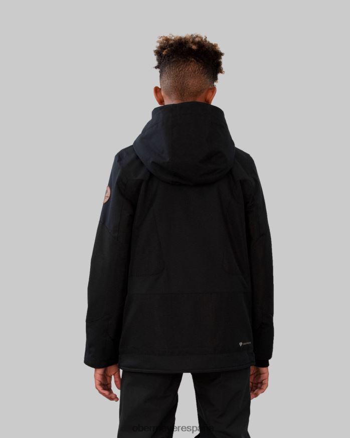 Obermeyer chaqueta de viajero negro adolescente ropa P00B665