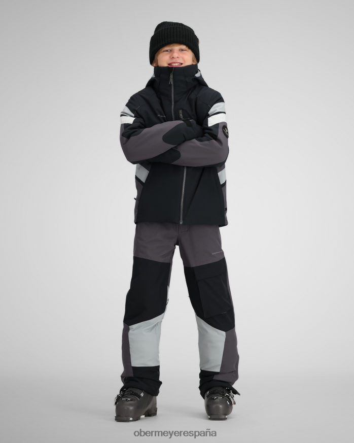 Obermeyer chaqueta mach 14 negro adolescente ropa P00B529