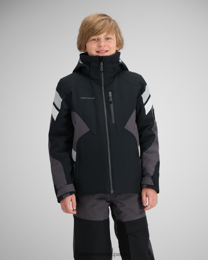 Obermeyer chaqueta mach 14 negro adolescente ropa P00B529
