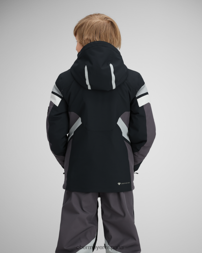 Obermeyer chaqueta mach 14 negro adolescente ropa P00B529
