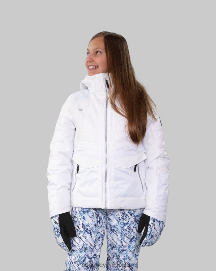 Obermeyer chaqueta rayla blanco adolescente ropa P00B590