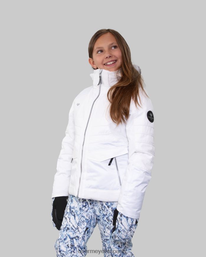Obermeyer chaqueta rayla blanco adolescente ropa P00B590