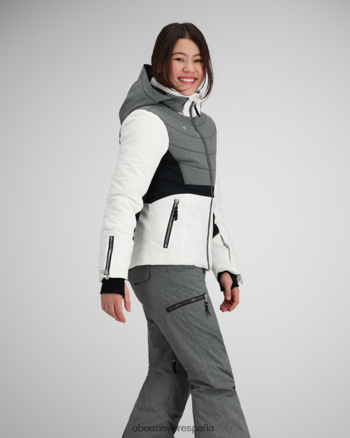 Obermeyer chaqueta rayla caballero negro adolescente ropa P00B586