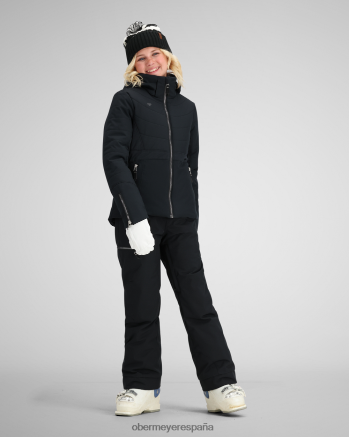 Obermeyer chaqueta rayla negro adolescente ropa P00B589