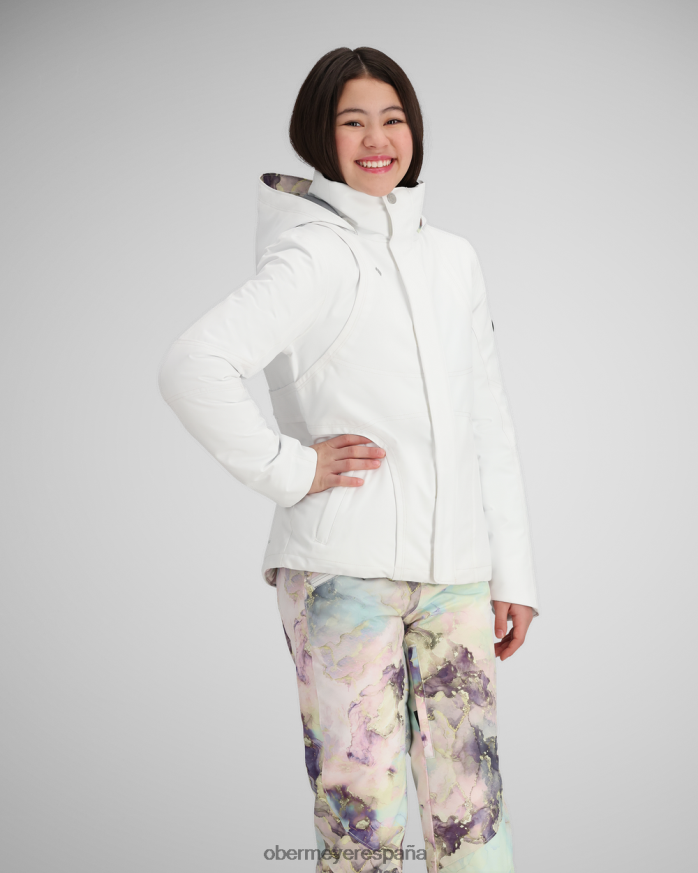 Obermeyer chaqueta rylee blanco adolescente ropa P00B600