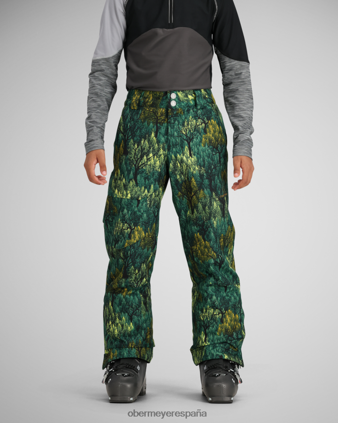Obermeyer pantalón con estampado enérgico backcountry adolescente ropa P00B633