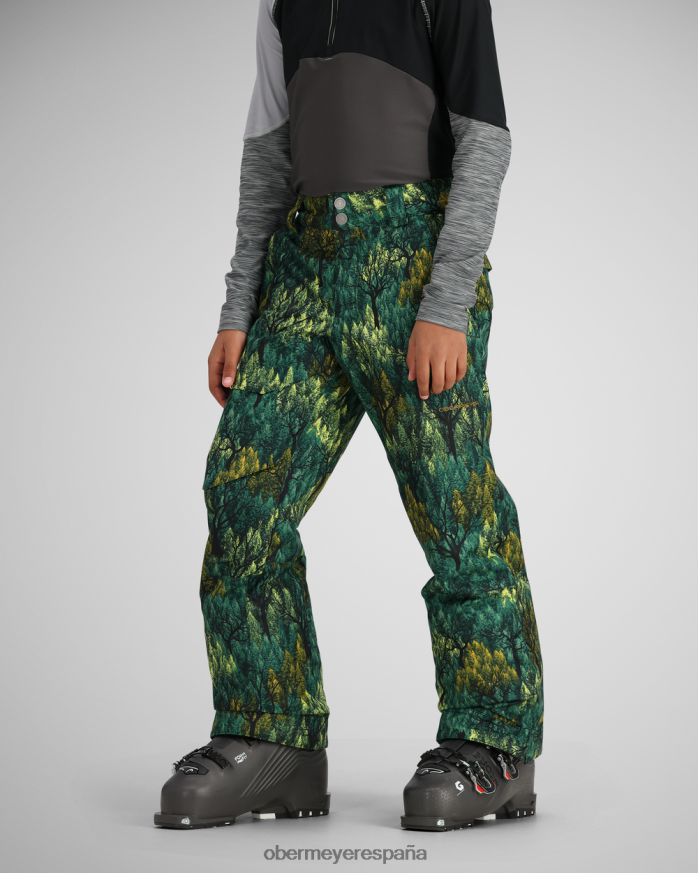 Obermeyer pantalón con estampado enérgico backcountry adolescente ropa P00B633
