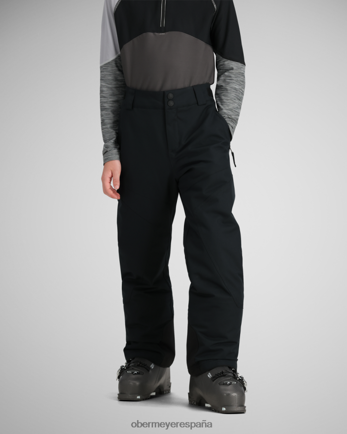 Obermeyer pantalón de madera negro adolescente ropa P00B656