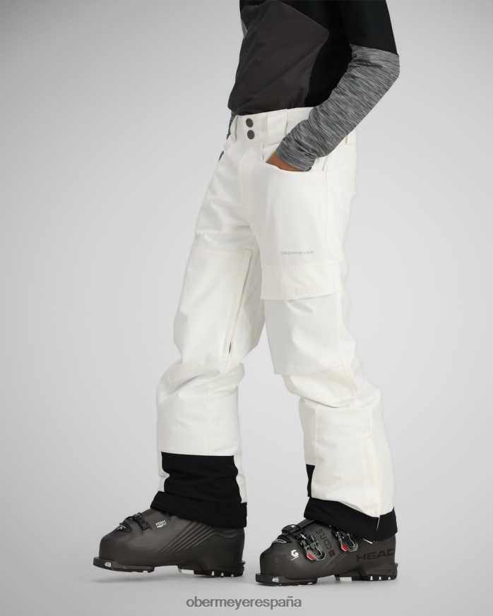Obermeyer pantalón parker blanco adolescente ropa P00B649