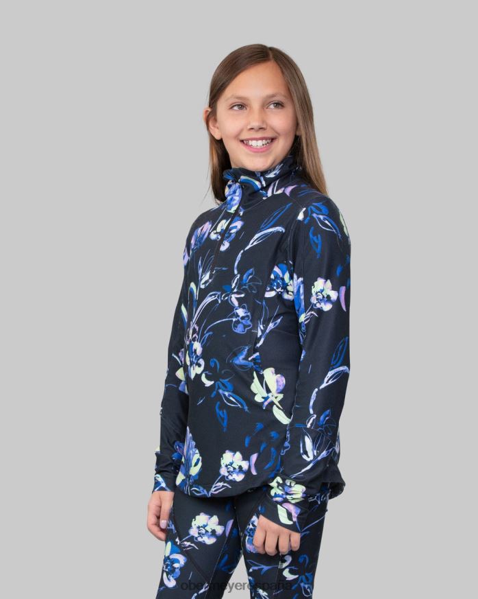 Obermeyer clara top con cremallera 1/4 la vida nocturna adolescente ropa P00B681