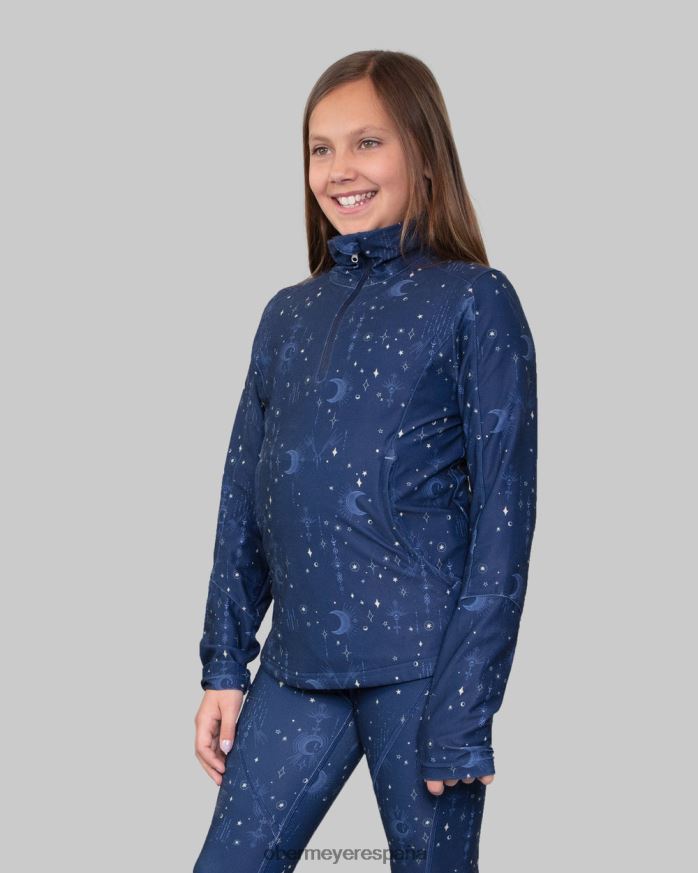 Obermeyer clara top con cremallera 1/4 mi luna y estrellas adolescente ropa P00B680