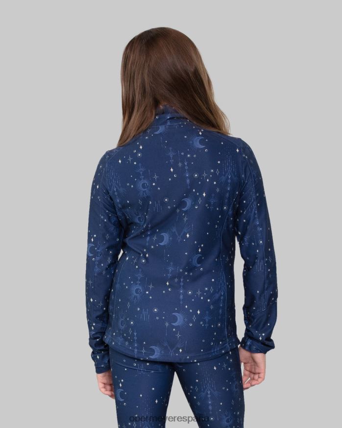 Obermeyer clara top con cremallera 1/4 mi luna y estrellas adolescente ropa P00B680