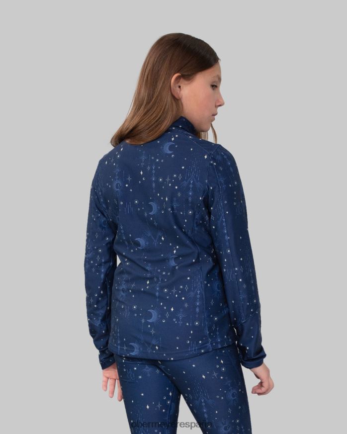 Obermeyer clara top con cremallera 1/4 mi luna y estrellas adolescente ropa P00B680