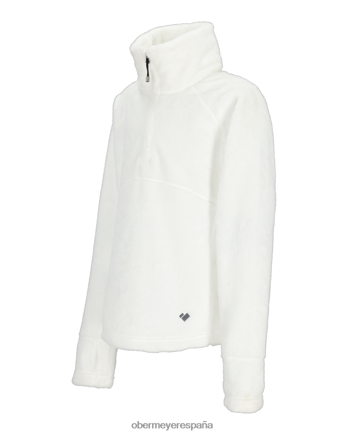 Obermeyer top de lana peluda blanco adolescente ropa P00B620