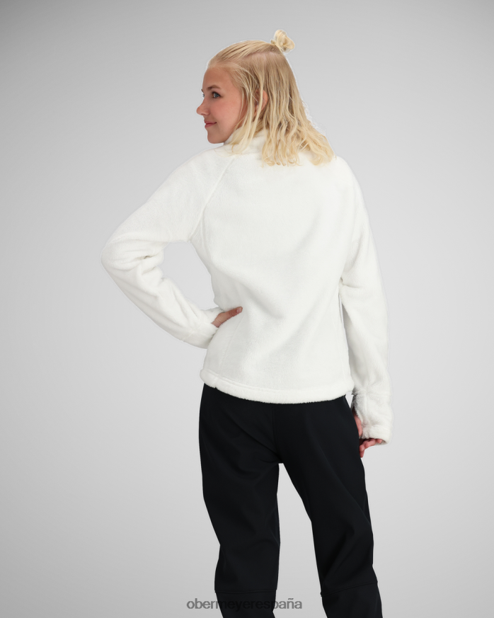 Obermeyer top de lana peluda blanco adolescente ropa P00B620