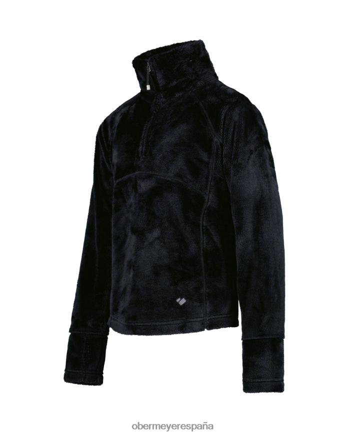 Obermeyer top de lana peluda negro adolescente ropa P00B619
