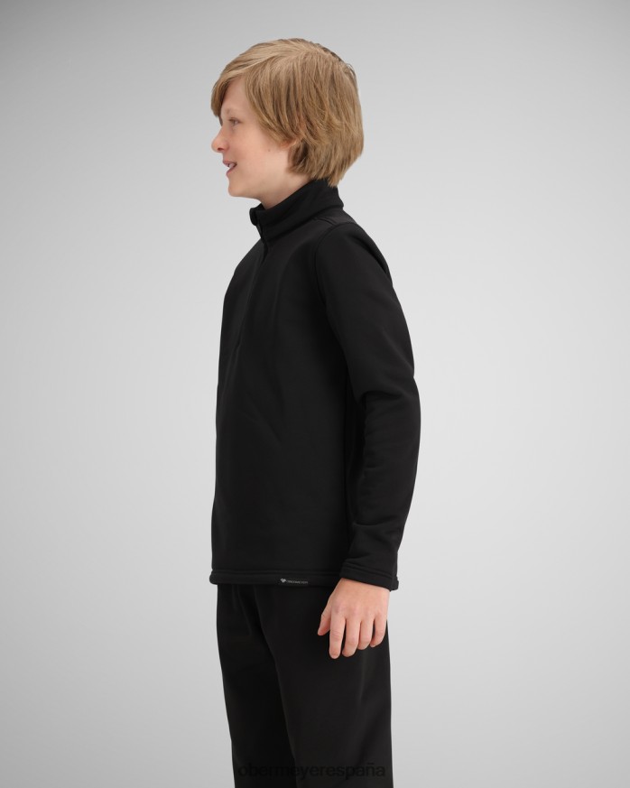 Obermeyer ultragear 1/4 cremallera negro adolescente ropa P00B635