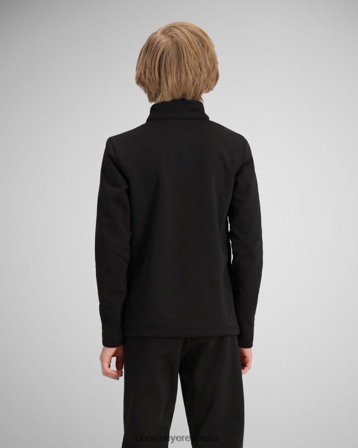 Obermeyer ultragear 1/4 cremallera negro adolescente ropa P00B635