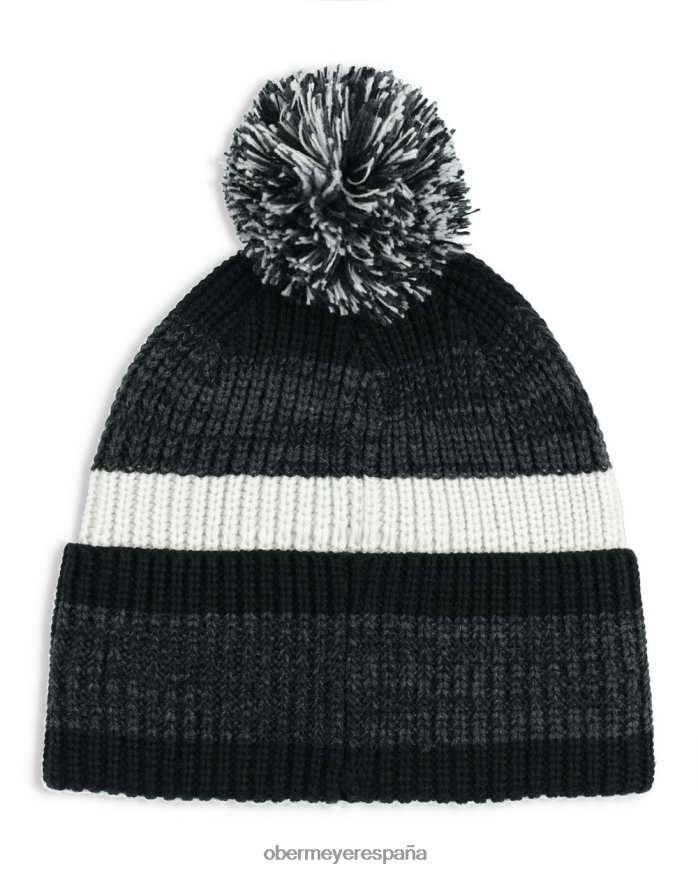 Obermeyer gorro oakland con pompón basalto hombres accesorio P00B458