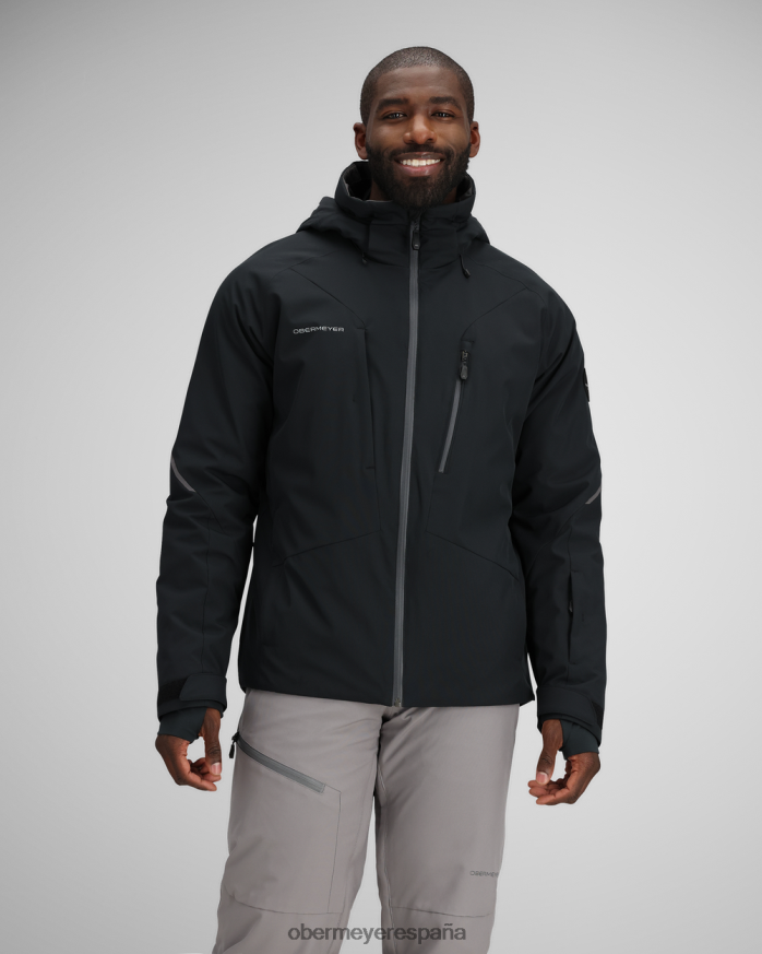 Obermeyer chaqueta arrasadora negro hombres ropa P00B335