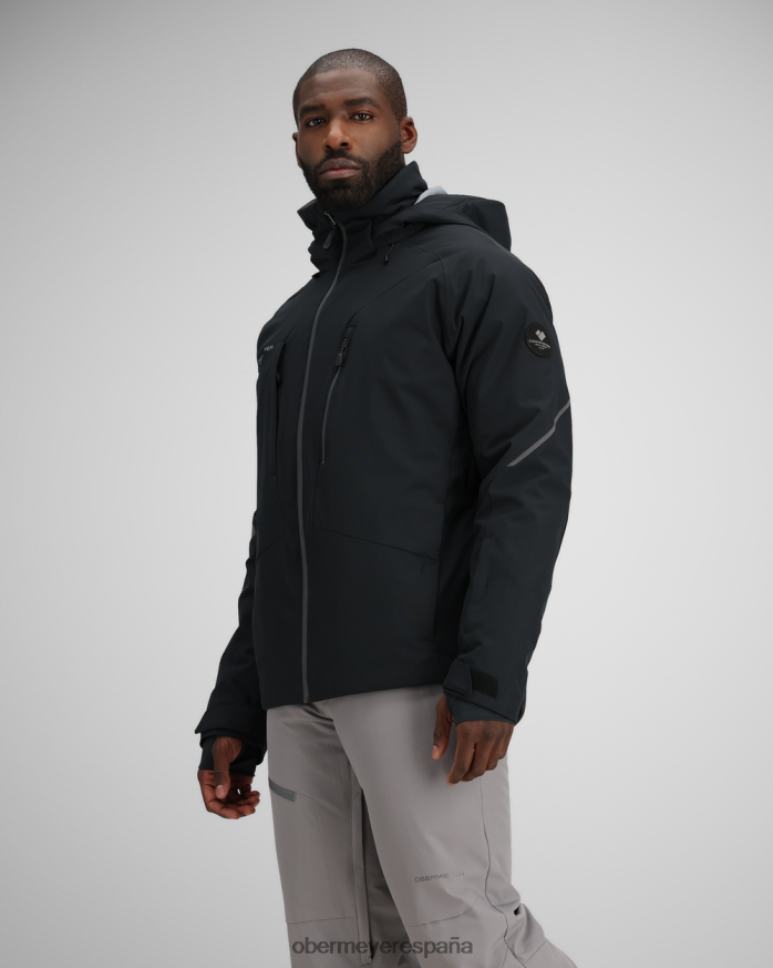 Obermeyer chaqueta arrasadora negro hombres ropa P00B335