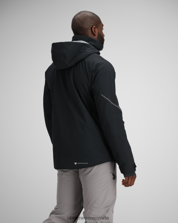 Obermeyer chaqueta arrasadora negro hombres ropa P00B335