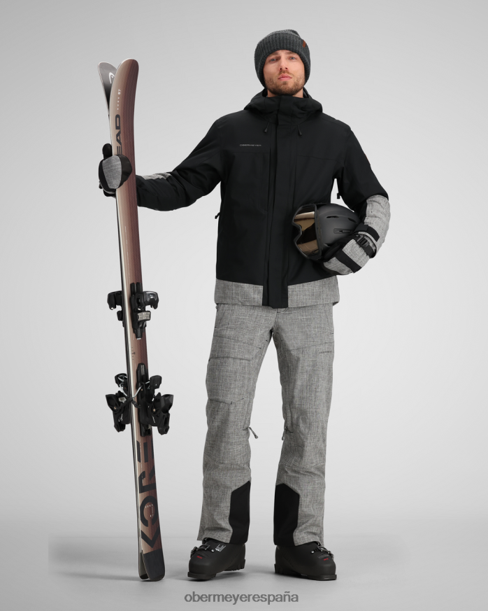 Obermeyer chaqueta con ojales vistete hombres ropa P00B433