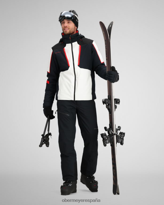 Obermeyer chaqueta de base negro hombres ropa P00B316