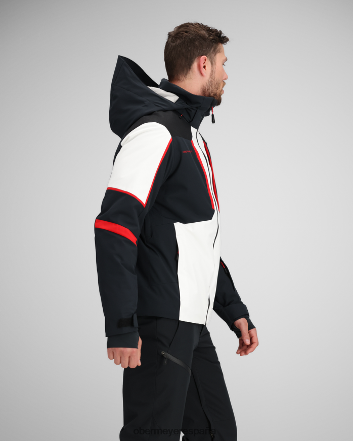 Obermeyer chaqueta de base negro hombres ropa P00B316