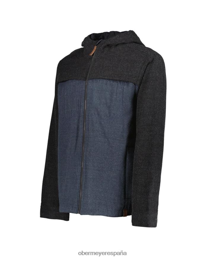 Obermeyer chaqueta de lana wyatt índigo crudo hombres ropa P00B497