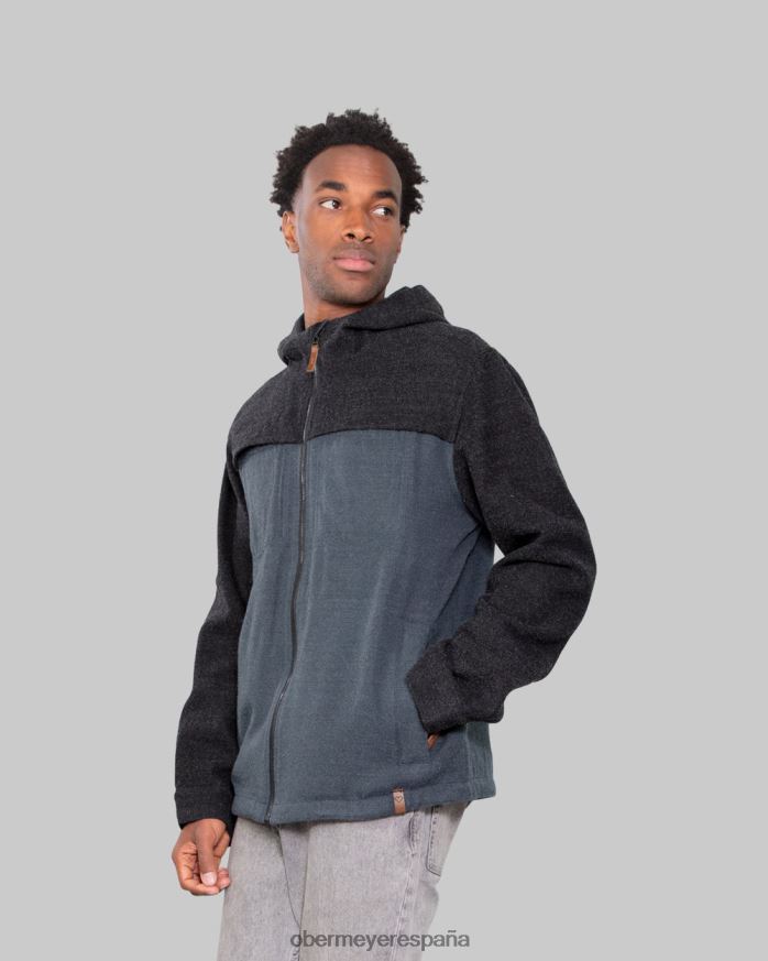 Obermeyer chaqueta de lana wyatt índigo crudo hombres ropa P00B497
