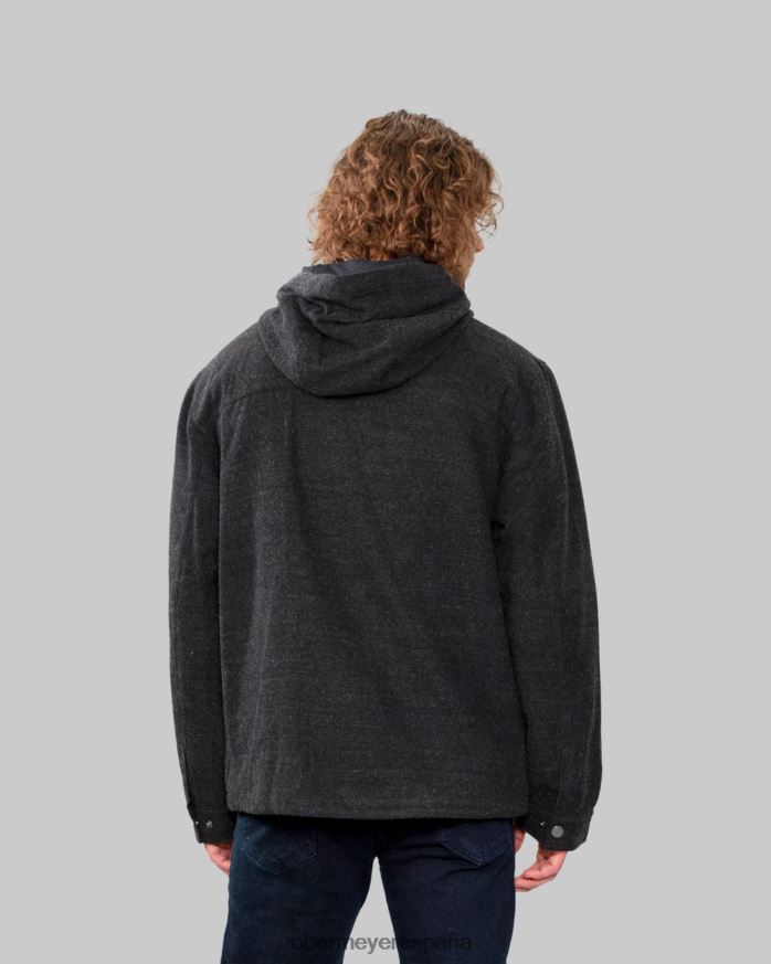 Obermeyer chaqueta de lana wyatt negro hombres ropa P00B496