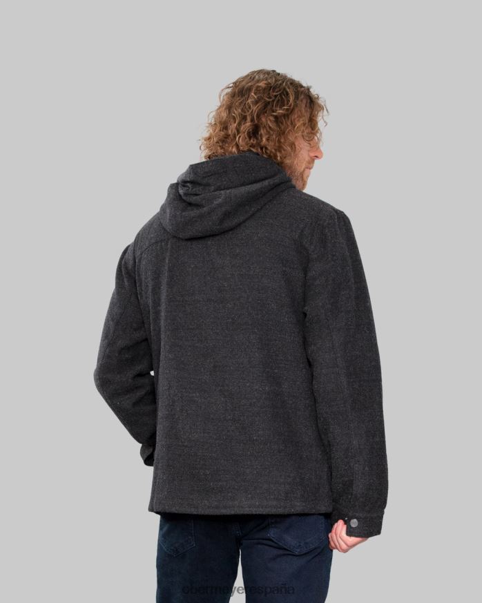 Obermeyer chaqueta de lana wyatt negro hombres ropa P00B496