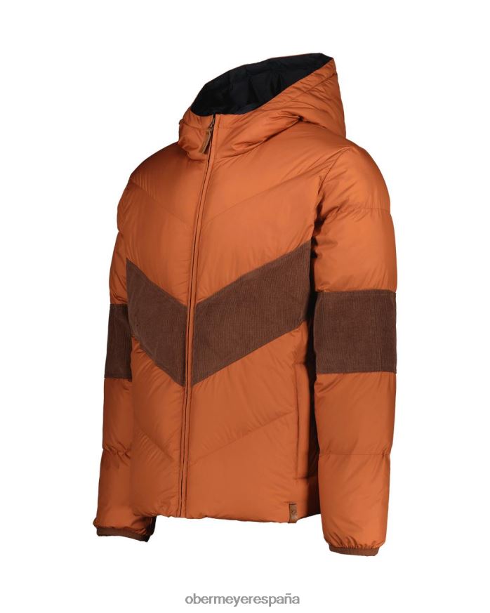 Obermeyer chaqueta de plumas bretona terracota hombres ropa P00B487