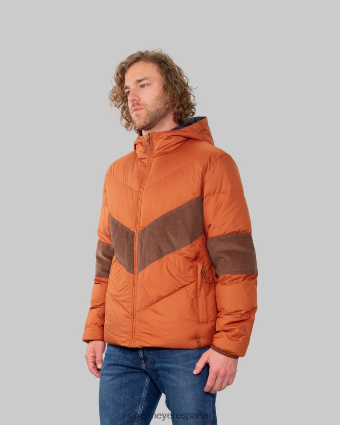 Obermeyer chaqueta de plumas bretona terracota hombres ropa P00B487