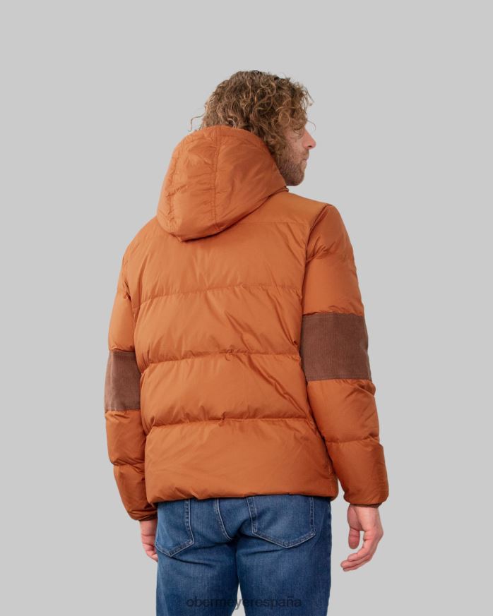 Obermeyer chaqueta de plumas bretona terracota hombres ropa P00B487