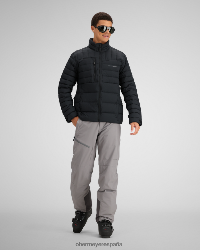 Obermeyer chaqueta de plumas klaus negro hombres ropa P00B353